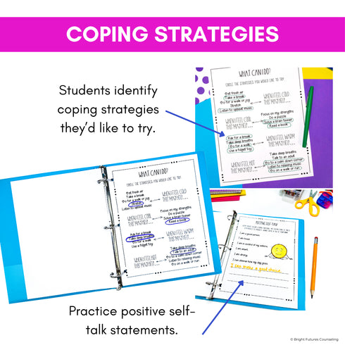 Self-Regulation Coping Skills Journal Emotional Regulation and Managing Emotion